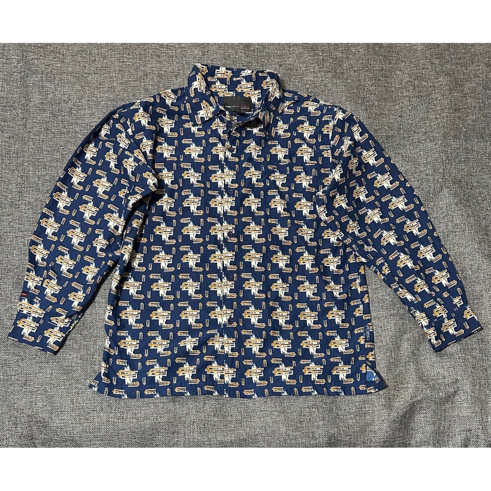 VTG Fubu The Collection Men's M (12-14) Long Sleeve Shirt